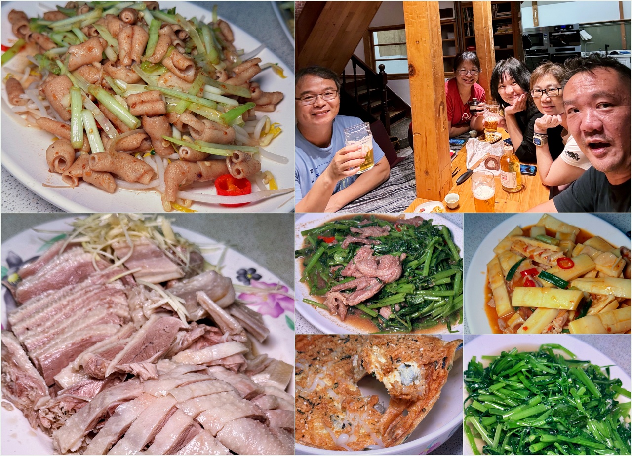 北斗鵝肉店2025年二訪 瑪格與Carol寶全夫妻台東好友合照