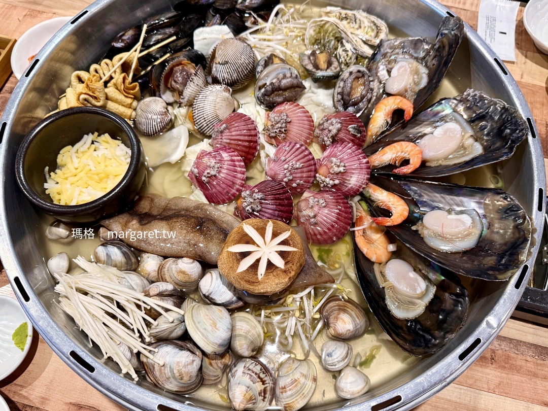 澤家貝殼蒸鍋 택이네 조개전골。釜山1號開琴店｜澎湃海鮮視覺震撼