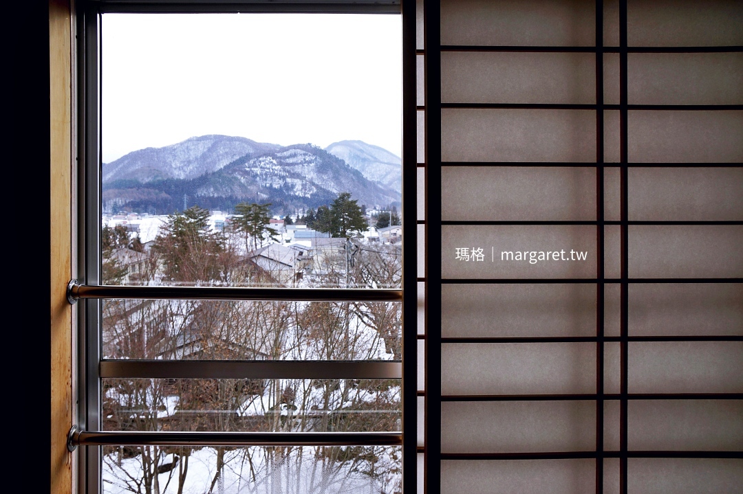 龜之井酒店秋田湯瀨(KAMENOI HOTEL AKITA YUZE)從房間窗戶望出去的雪景。