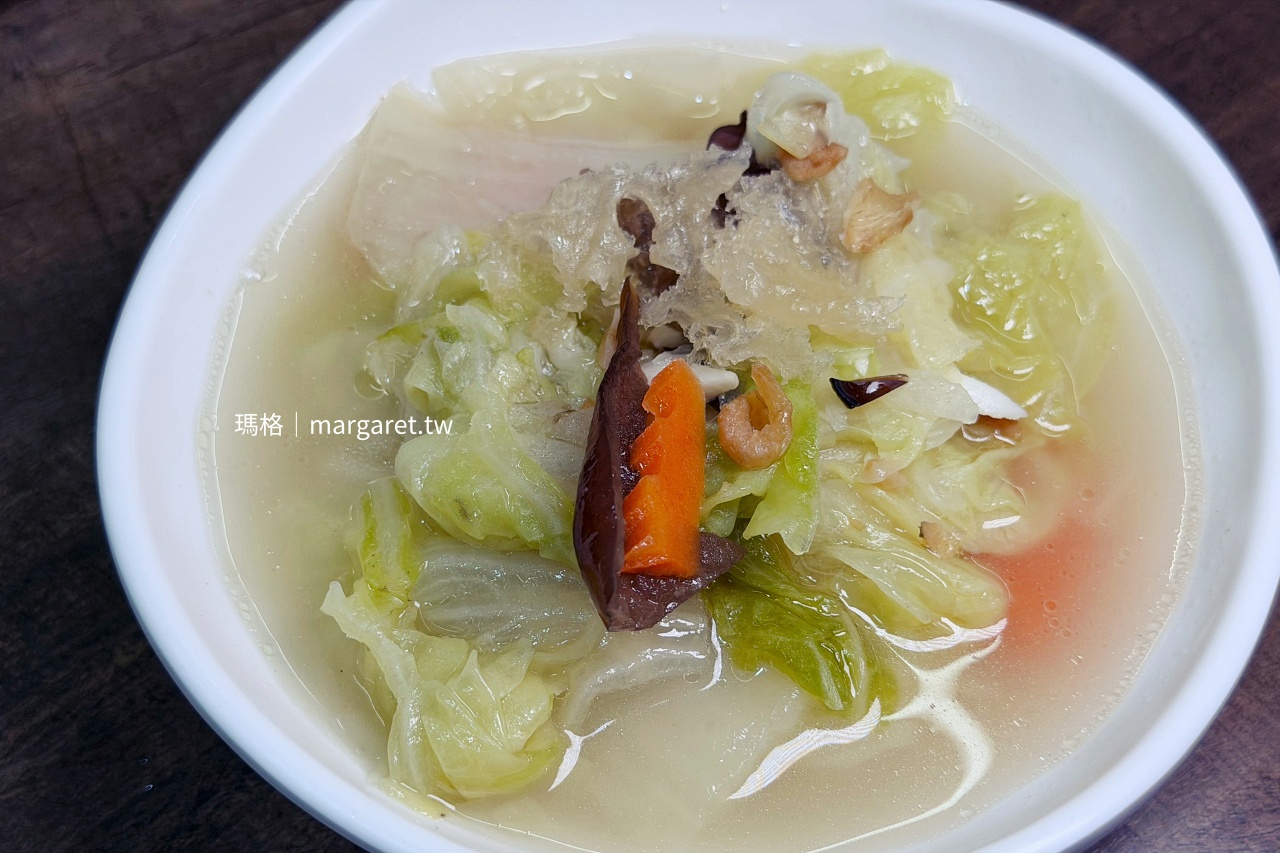 嘉義波波食堂 小菜近拍魯白菜清新涼拌風格個人特別喜歡