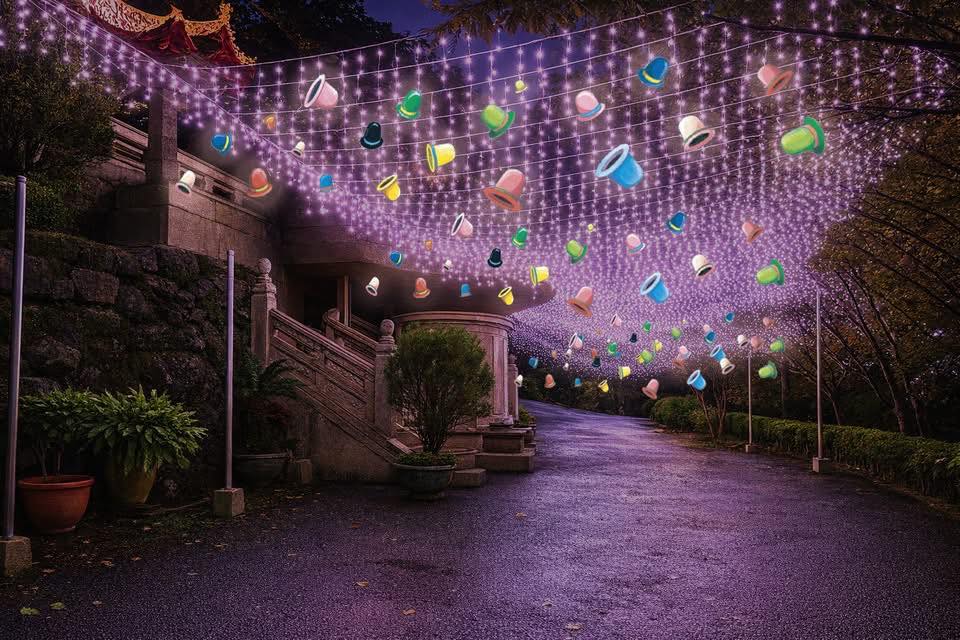 2026淡水天元宮賞櫻。夜櫻點燈 1/29～2/11｜三色櫻是看點