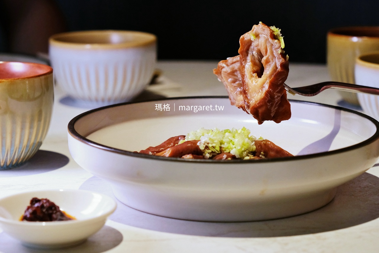 九華樓台中朝富店 滷水肥大腸 潮汕滷味特寫