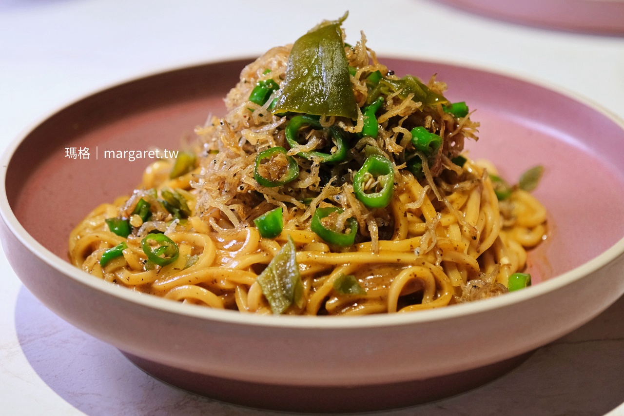 九華樓台中朝富店 剝皮辣椒吻仔魚麵 主食收尾
