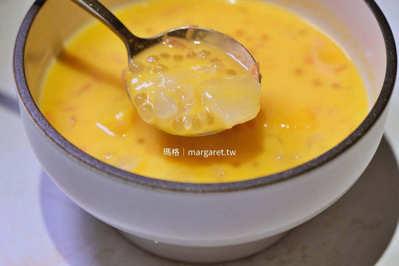 九華樓台中朝富店 雪蛤楊枝甘露 港式甜品