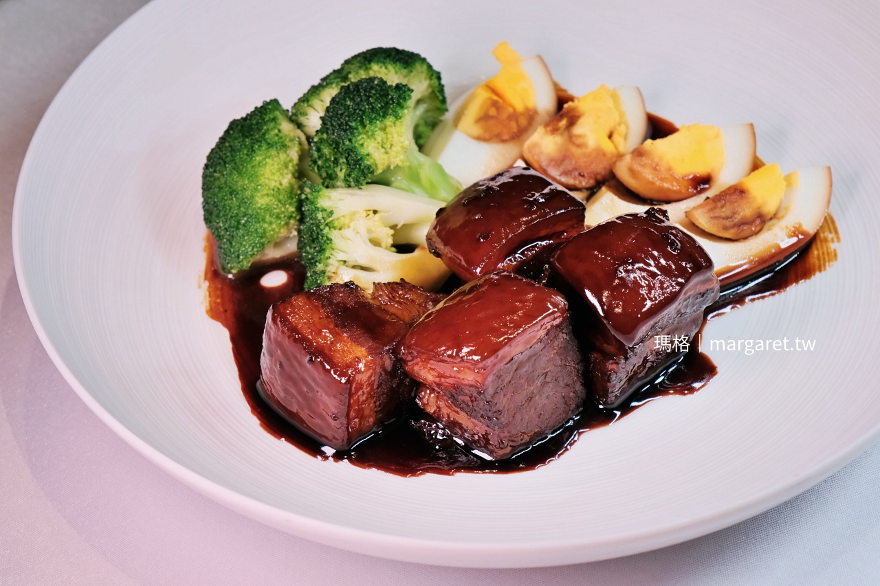 高雄雋Gen中餐廳 老上海紅燒肉擺盤特寫