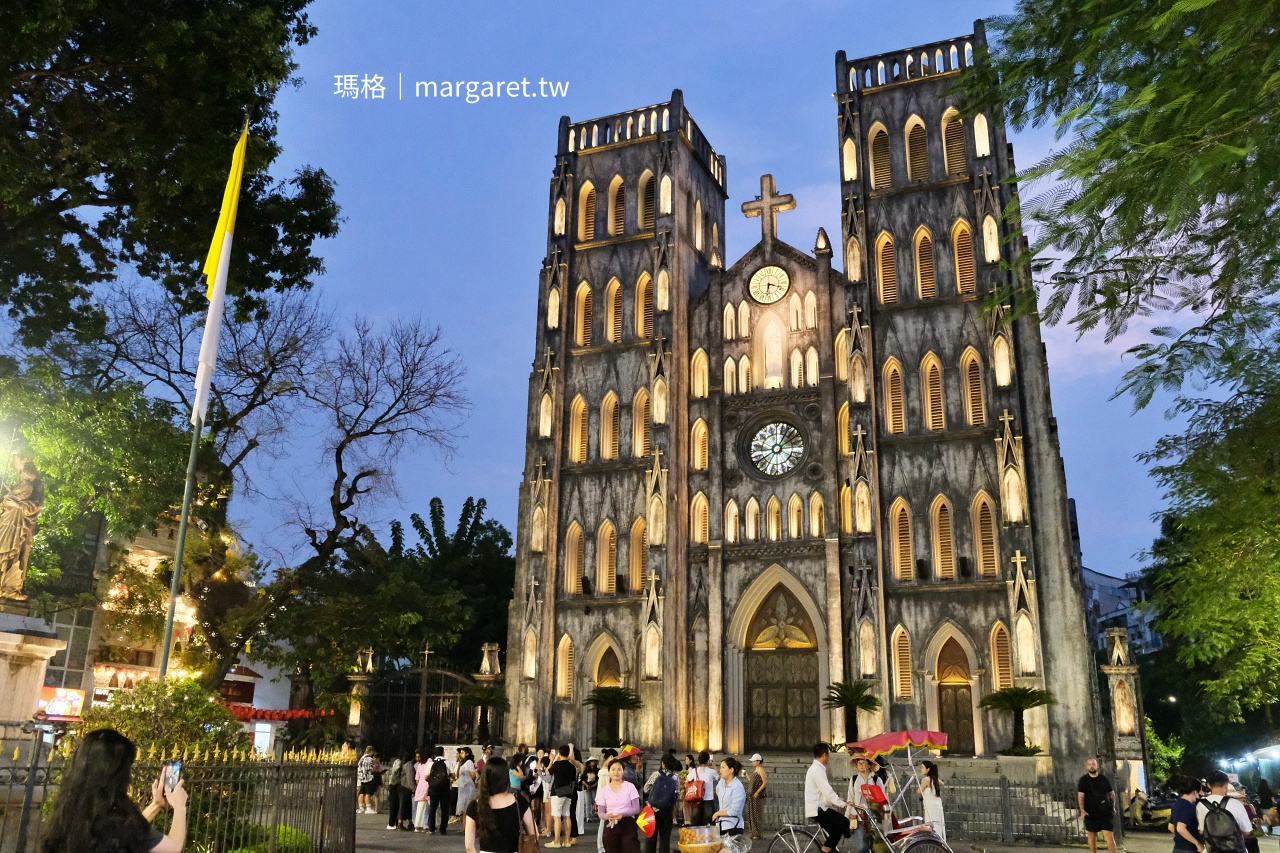 河內聖若瑟主教座堂 新哥德式建築外觀