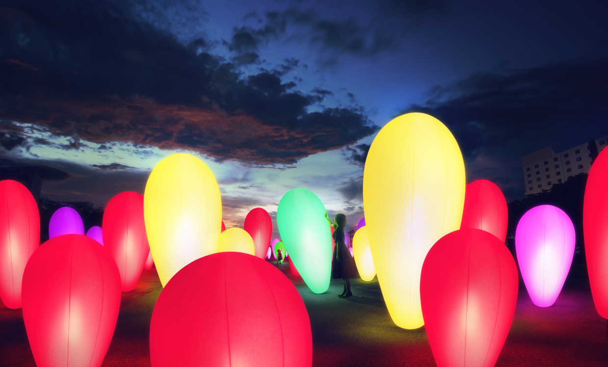德島LED數碼藝術節｜河流與森林的光之祭Tokushima Led Digital Art Festival 2018｜期間限定、無料入場