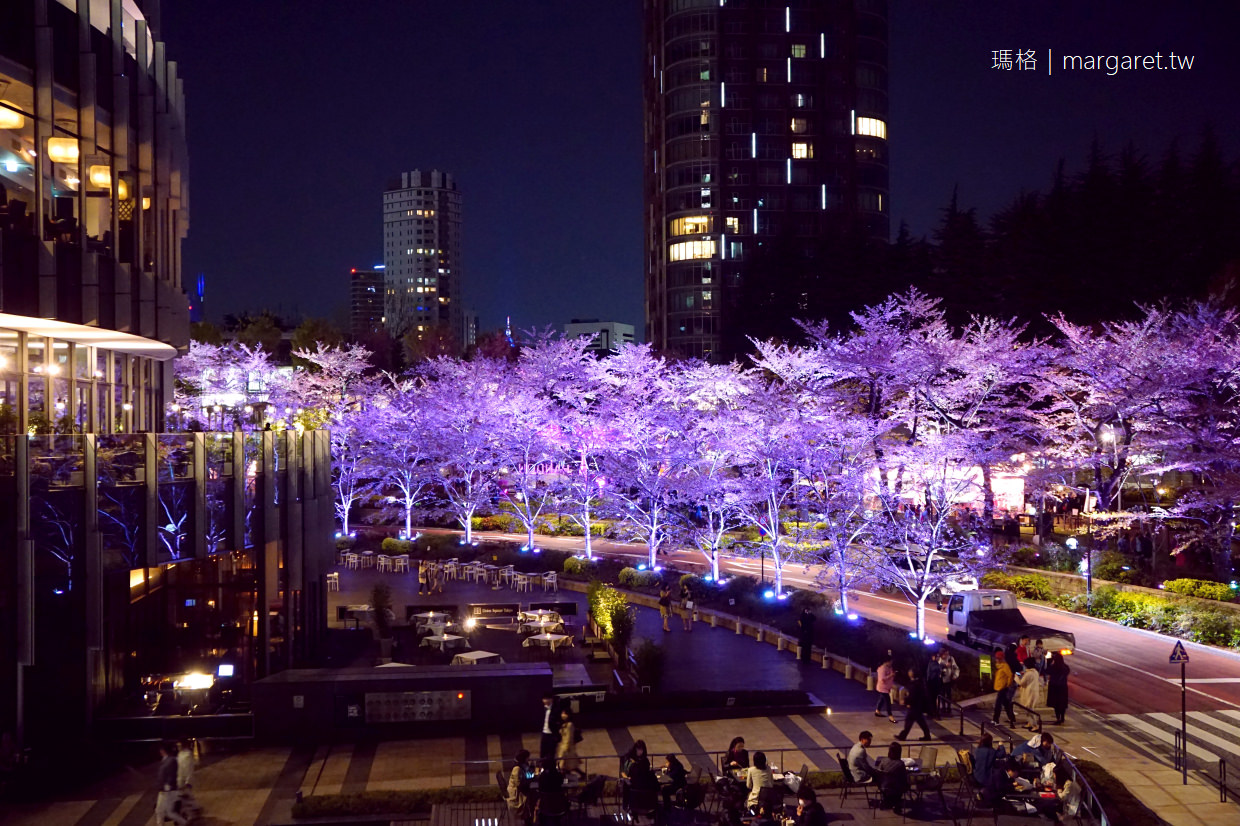 六本木夜櫻。Midtown Blossom｜在櫻花樹下喝粉紅香檳。東京最時髦的賞櫻盛事
