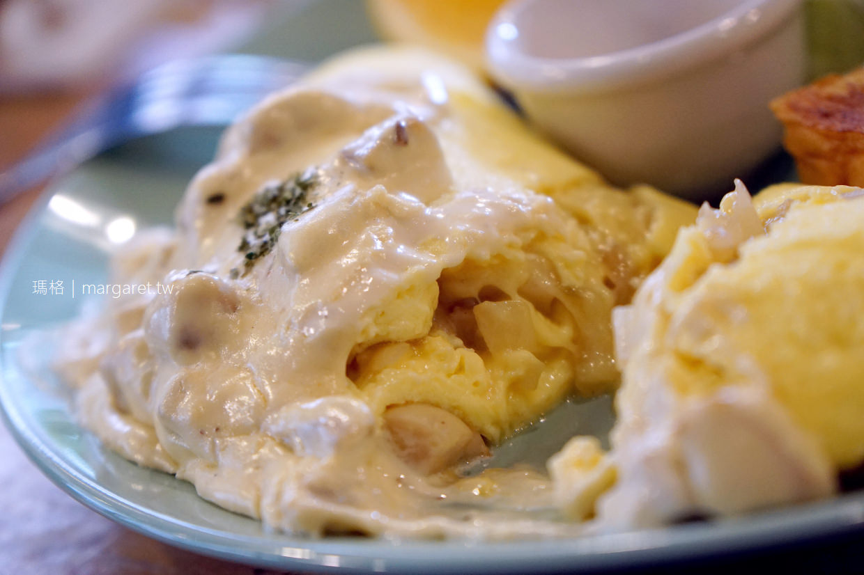 樂咖廚房。嘉義早午餐｜滿足的奶油菇菇歐姆蛋(歇業)