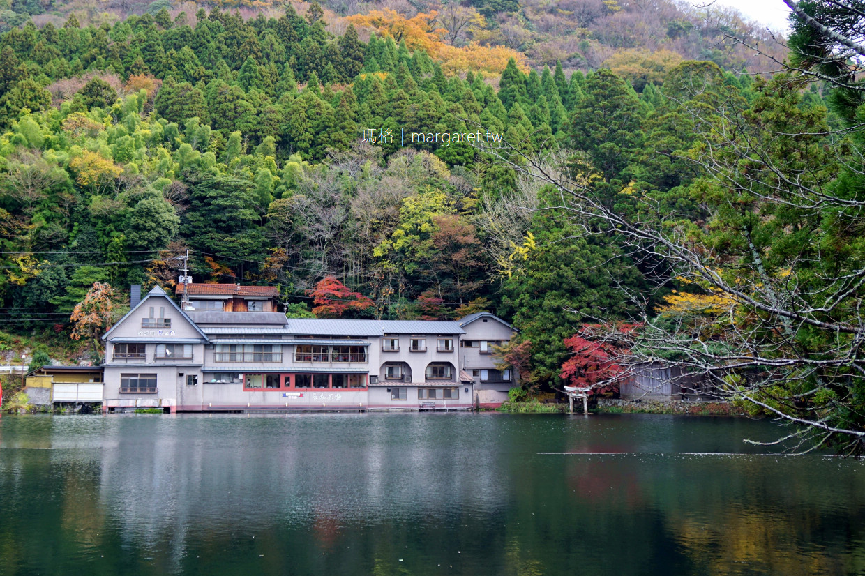 金鱗湖紅葉之美 由布院半日遊 天祖神社水中鳥居 瑪格 圖寫生活