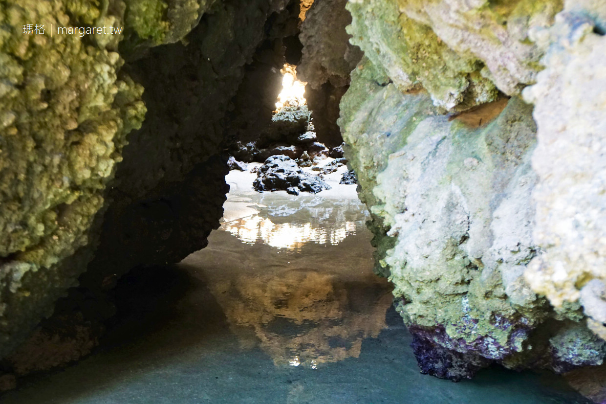 後灣海蝕洞。秘境中的秘境｜隱藏於墾丁海生館附近珊瑚礁岩棚底下