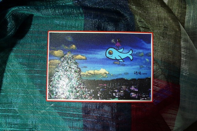 聖誕來說笑｜瑪格2010指甲油彩繪「魔法小鯨魚」賀年卡限量送
